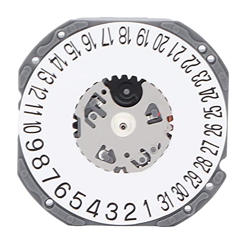 Yinhing Watch Movement, Ersatzbewegungsbewegung Tragbare Uhr Bewegung VJ42 Kalenderbewegung Ersatz Automatische Uhr Bewegung Reparaturteile Zubehör Accessoire von Yinhing