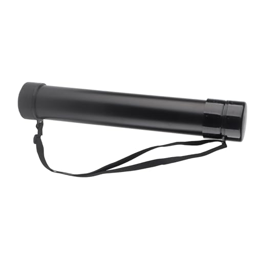 Yinhing Zeichnen des Abstellrohrs, Schwarze Extra Dicke Teleskop -Posterhalterrohr, Multifunktionale Kunstversorgungen für Speicherdokumente von Yinhing