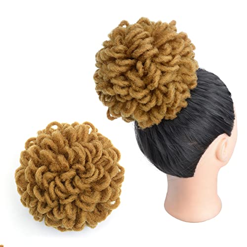 Yinmei Baibian Große 25,4 cm große Dreadlocks mit Kordel, Pferdeschwanz, Blütenblätter, Dutt aus künstlichen Dreadlocks, mit Clip, synthetische Haarverlängerungen für Frauen N Yinmei Baibian Große 25,4 cm große Dreadlocks mit Kordel, Pferdeschwanz, Blütenblätter, Dutt aus künstlichen Dreadlocks, mit Clip, synthetische Haarverlängerungen für Frauen N von Yinmei Baibian