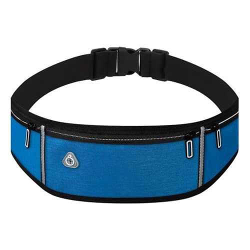 Hüfttasche, Wasserdicht Hüfttasche für Herren und Damen, Doggy Bag für Running, Outdoor Sport, Camping, Wandern, Fahrrad (Color : Blue 1, Size : 7.2 Inch) von Yinova