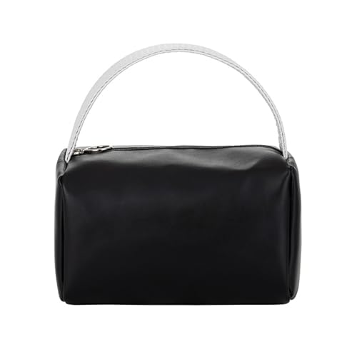 Kulturbeutel, Kleine Multifunktions Aufbewahrungstasche, Kosmetiktasche Make up für Damen und Mädchen (Color : Black, Size : One Size) von Yinova