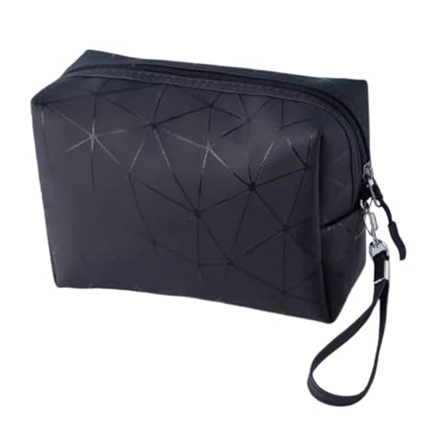 Kulturbeutel, Multifunktionale Kosmetikzubehör Organizer, Kosmetiktasche Make up für Damen und Mädchen (Color : Black1, Size : One Size) von Yinova