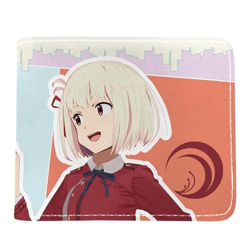 Lycor-is Reco-il Brieftasche Anime, Cartoon-Münztasche Kleine Geldbörse, PU Leder Kreditkartenetui Reisegeldbeutel, für Kinder Fans(Color:Multicolor 12) von Yinova