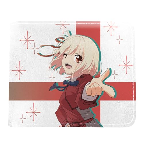 Lycor-is Reco-il Brieftasche Anime, Cartoon-Münztasche Kleine Geldbörse, PU Leder Kreditkartenetui Reisegeldbeutel, für Kinder Fans(Color:Multicolor 17) von Yinova