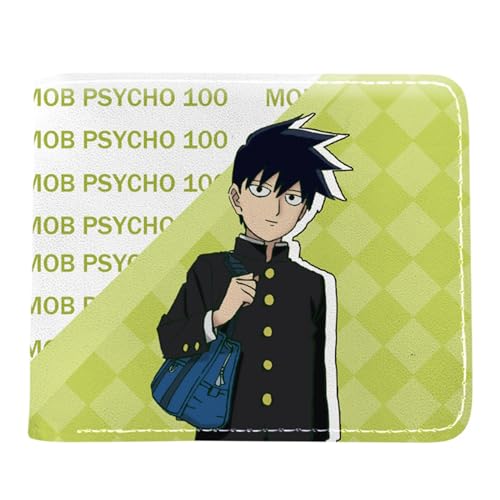 M-ob Psyc-ho 100 Portemonnaie Kinder, Cartoon Comics Portemonnaie Klein, PU-Leder Geldbörse Brieftasche Wallet, für Teenager und Junge Mädchen(Color:Multicolor 14) von Yinova