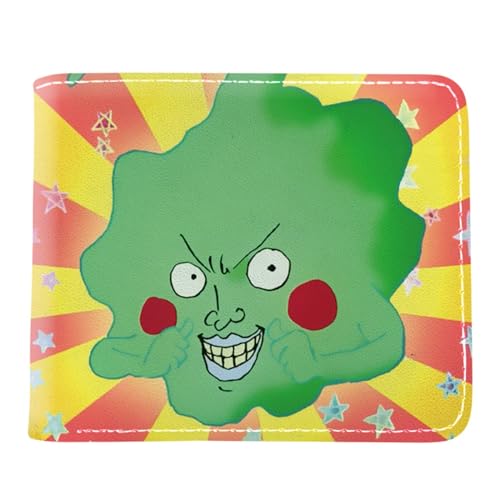 M-ob Psyc-ho 100 Portemonnaie Kinder, Cartoon Comics Portemonnaie Klein, PU-Leder Geldbörse Brieftasche Wallet, für Teenager und Junge Mädchen(Color:Multicolor 6) von Yinova