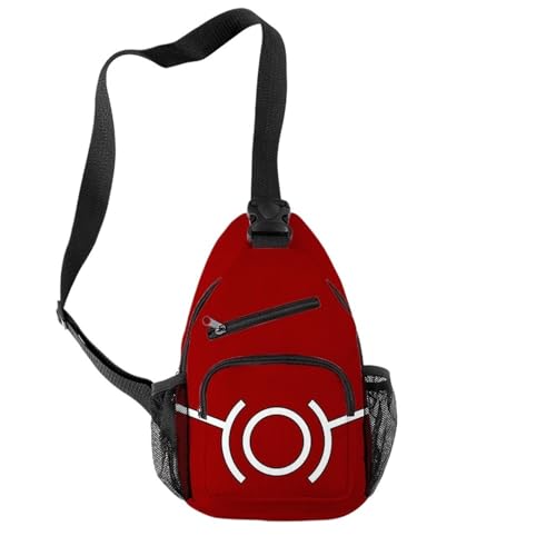 My He-ro Academ-ia Schultertasche Herren, Verstellbar Rucksack Klein, Anti-Diebstahl Crossbody Bag für Männer Frauen Wandern Reisen Radfahren(Color:Multicolor 6) von Yinova