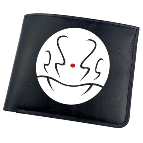 That Time I Got Rein-carn-ated As a Slime Anime Wallet, Bifold Kleiner Geldbeutel, PU Leder Geldbörse Brieftasche Wallet, Hält Kleingeld, Ausweis und Münzen(Color:Black 11) von Yinova