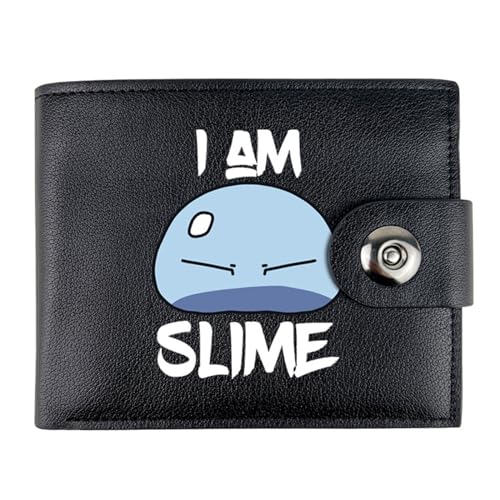 That Time I Got Rein-carn-ated As a Slime Brieftasche Anime, Cartoon-Münztasche Kleine Geldbörse, PU Leder Kreditkartenetui Reisegeldbeutel, Geschenk für Kinder & Teenager(Color:Multicolor 2) von Yinova