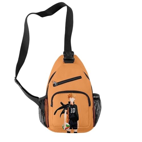 Yinova Haiky-uu Schultertasche Herren, Unisex Chest Sling Pack Große, Umhängetasche Zum Wandern Outdoor Reise(Color:Multicolor 26) von Yinova