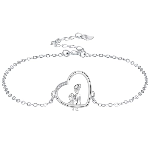 Yinsen Damen Mutter und Tochter Armband 925 Sterling Silber Armbänder, Geburtstag Jahrestag Weihnachten Geschenk für Sie Frauen Freundin Mutter von Yinsen
