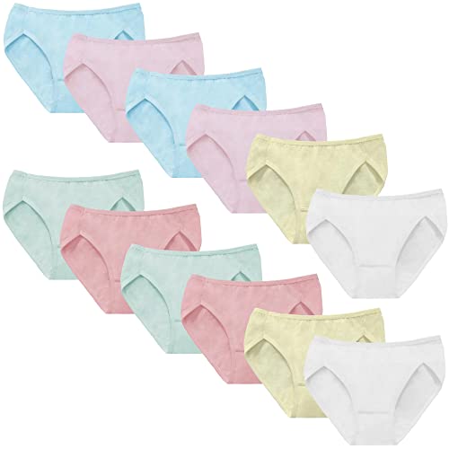 Yintry Bequeme Baumwollene Gemischte Kinder-Unterhosen Unterwäsche für Kleine Mädschen Höschen (Eine Packung von 12 Stücke) von Yintry