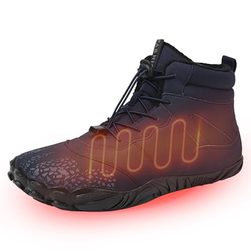 Yiohejy Barfuß Wanderschuhe | Breite Zehenboxschuhe für Männer Männer, wasserdichte Nicht-Schlupf-Stiefel mit komfortabler Unterstützung für das Training für das Laufe Training, Reisen im Freien Yiohejy Barfuß Wanderschuhe | Breite Zehenboxschuhe für Männer Männer, wasserdichte Nicht-Schlupf-Stiefel mit komfortabler Unterstützung für das Training für das Laufe Training, Reisen im Freien von Yiohejy