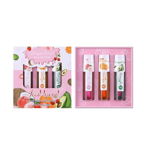 3pcs Transparent Plumping Lip Oil Color Changing Nourish And Moisturize Your Lips For A Healthy Look Balm von Yisawroy