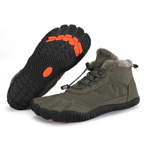 YisiNP Barfußschuhe Gefüttert Herren Winterschuhe Damen Weit Schuhe Warm Winterstiefel Work Boots YisiNP Barfußschuhe Gefüttert Herren Winterschuhe Damen Weit Schuhe Warm Winterstiefel Work Boots von YisiNP