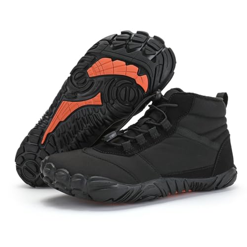 YisiNP Barfußschuhe Gefüttert Herren Winterschuhe Damen Weit Schuhe Warm Winterstiefel Work Boots YisiNP Barfußschuhe Gefüttert Herren Winterschuhe Damen Weit Schuhe Warm Winterstiefel Work Boots von YisiNP