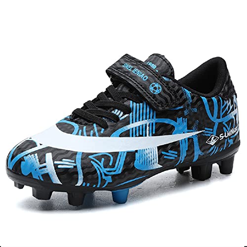 YisiNP Fußballschuhe Jungen Spike Cleats Mädchen Athletics Outdoor Sportschuhe Professionelle Kinder Trainingsschuhe Unisex von YisiNP