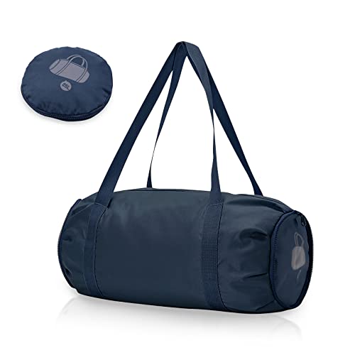 Faltbarer Sport-Turnbeutel mit Nass-Trockentasche, Ultraleichte Reisetasche, Große Kapazität, Seesack, spritzwassergeschützt, Handgepäcktasche,Strand, blau, Modisch von Yitexin