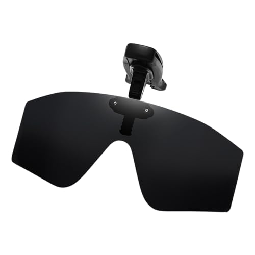 Yiurse Clip-on-Sonnenbrillen polarisiert,Clip-on-Sonnenbrillen - Sport-Sonnenbrille mit Clip-Hut,Vision Polarisierte Hutvisiere, Nachtfahr-Clip-on-Brille für Männer, Angeln, Radfahren, Wandern, von Yiurse