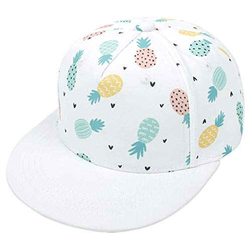 Yixda Baby Kappe Sonnenhut Kinder Hiphop Baseballmütze Junge Mädchen Snapback Cap (2-4 Jahre, Ananas) von Yixda