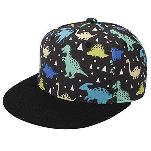 Yixda Baby Kappe Sonnenhut Kinder Hiphop Baseballmütze Junge Mädchen Snapback Cap (2-4 Jahre, Dinosaurier) von Yixda