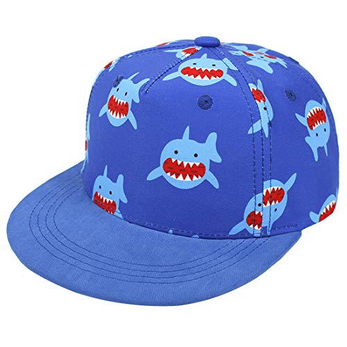 Yixda Baby Kappe Sonnenhut Kinder Hiphop Baseballmütze Junge Mädchen Snapback Cap (4-8 Jahre, Hai) von Yixda