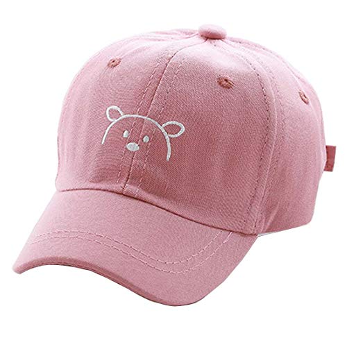 Yixda Baby Kids Kappe Junge Mädchen Verstellbar Sonnenhut Baseball Cap (Hot Pink) von Yixda