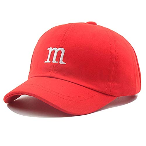 Yixda Baby Kids Sommer Baseball Cap Junge Mädchen Verstellbar Sport Kappe (Rot) von Yixda
