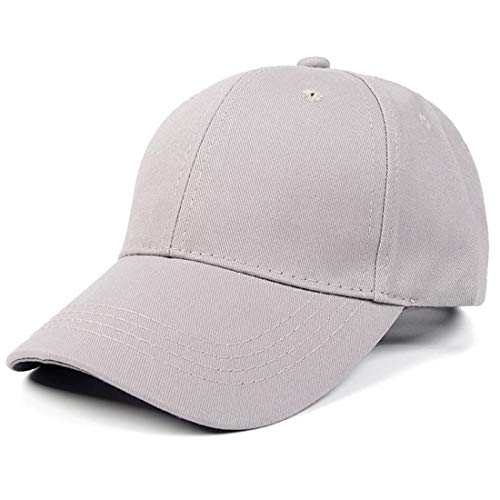 Yixda Baby Kinder Solide Baseball Kappe Junge Mädchen Outdoor Snapback Sport Cap (Grau) von Yixda