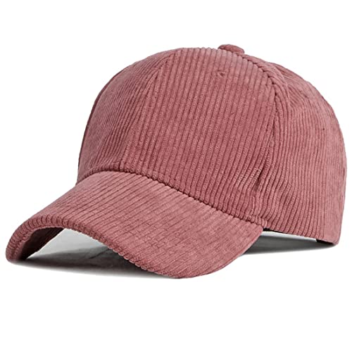 Yixda Classic Baseball Cap Herren Damen Verstellbar Sport Baseballmütze Kappe (Wassermelonenrot) von Yixda