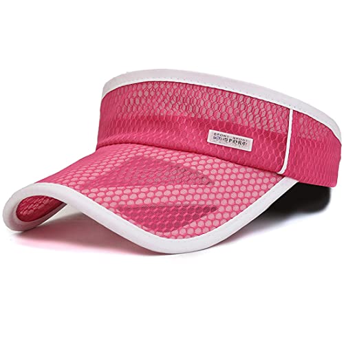 Yixda Kinder Visor Cap Mädchen Jungen Sonnenhut Verstellbare Sport Baseball Kappe Hut (Rosa) von Yixda