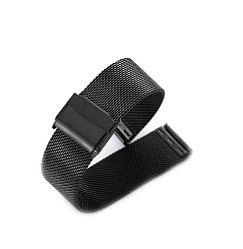 Yiyida Uhrenarmbänder Mesh Edelstahl Ersatzband Metall Uhrarmband Faltschließe Uhr Band Schnalle Wechselarmband Uhr Armband Smart Watch Wrist Strap Band Replacement von Yiyida