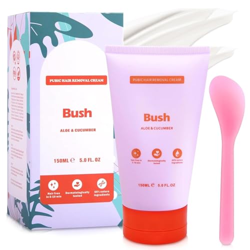 Haarentferner, Enthaarungscreme Intimbereich, 150ml Body Haarentfernung Schaum, Bye Bye Bush Haarentfernungscreme für Männer Frauen, Milde natürliche Forme Enthaarungs Cream für Arme und Beine von Yizemay