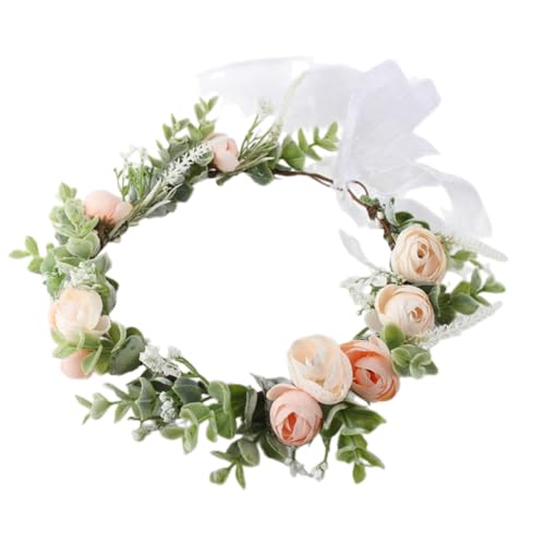 Blumenstirnbänder für Damen, Braut, Blume für Hochzeit, Party, Zubehör, Blumengirlanden, Haarkranz, Blumenstirnbänder von Yjcnelcr