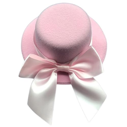 Fascinator mit Schleife, Hutform, Haarnadeln, Braut-Fascinator, Hut, Haarspange, Hochzeits-Haarspange für Damen, Pferdeschwanz von Yjcnelcr