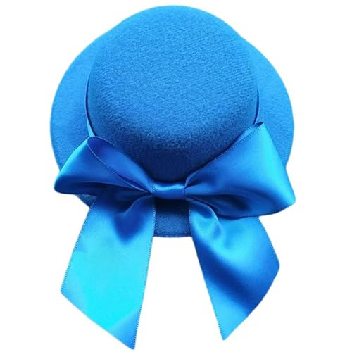 Fascinator mit Schleife, Hutform, Haarnadeln, Braut-Fascinator, Hut, Haarspange, Hochzeits-Haarspange für Damen, Pferdeschwanz von Yjcnelcr