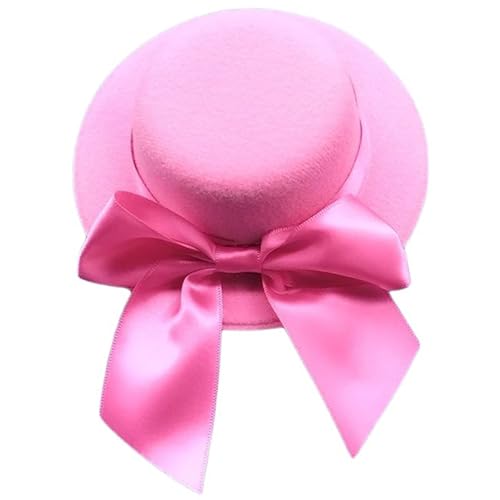 Fascinator mit Schleife, Hutform, Haarnadeln, Braut-Fascinator, Hut, Haarspange, Hochzeits-Haarspange für Damen, Pferdeschwanz von Yjcnelcr
