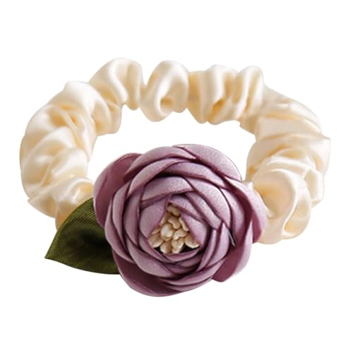Haargummis für Damen, Vintage-Stil, Blume, Haargummi, Dutt, Haargummis, weiblicher Kopfschmuck, Teenager, Mädchen, Haarstyling-Werkzeug, Haarbänder, Pferdeschwanz-Halter für Frauen und Mädchen Haargummis für Damen, Vintage-Stil, Blume, Haargummi, Dutt, Haargummis, weiblicher Kopfschmuck, Teenager, Mädchen, Haarstyling-Werkzeug, Haarbänder, Pferdeschwanz-Halter für Frauen und Mädchen von Yjcnelcr