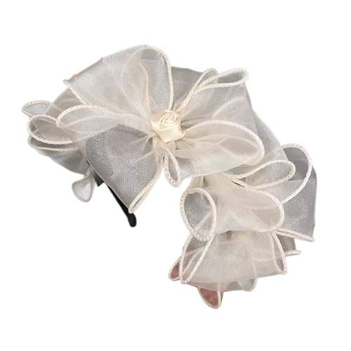 Haarreif mit Schleife, für Dinner-Party, ästhetischer Blumen-Fascinator, Haarband für Damen von Yjcnelcr