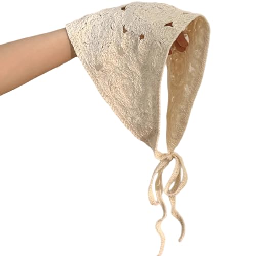 Häkelblumenkopftuch, Stirnband, Haarschal, Bandannas, Frühlingshaarband, französische Kopfbedeckung, Fotokopftuch von Yjcnelcr