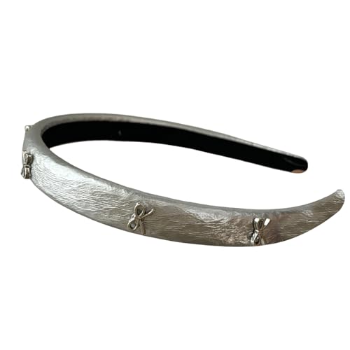 Mädchen Kopfbedeckung Kleine Schleifen Stirnband Schwarz Elegant 2000er Trend Schleifen Metallic Kopfbedeckung Sweet Balletcore Mädchen Kopfbedeckung Kleine Schleifen Stirnband Schwarz Elegant 2000er Trend Schleifen Metallic Kopfbedeckung Sweet Balletcore von Yjcnelcr