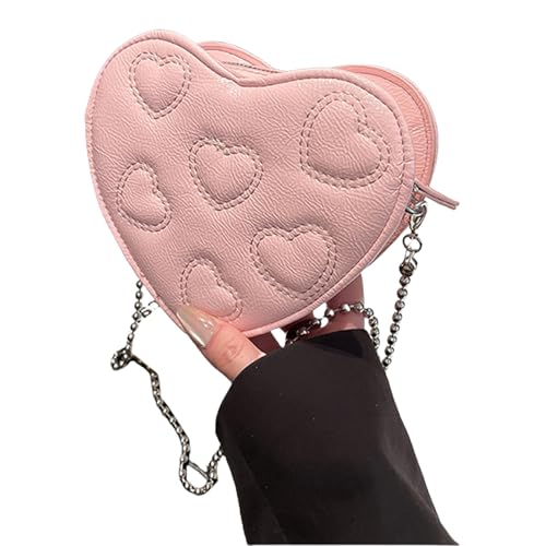 Minis Münzgrundstück Herzform Cross Body Umhängetasche Brieftasche Abendklammer Für Frauen Mode Handtasche Satchel Coin Crossbody von Yjcnelcr