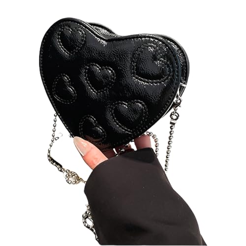 Minis Münzgrundstück Herzform Cross Body Umhängetasche Brieftasche Abendklammer Für Frauen Mode Handtasche Satchel Coin Crossbody von Yjcnelcr