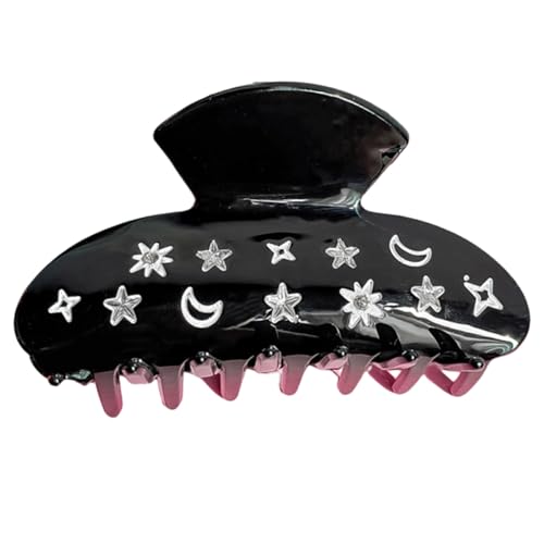 Pailletten Stern Mond Kiefer Clip Haar Klaue Für Frauen Banana Barrettes Haar Grip Süße Mädchen Haar Styling Werkzeug Zubehör von Yjcnelcr