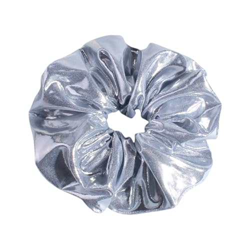 Stylisches, großes Haar-Accessoire, Leder und Stoff, elastisches Haargummi, modisches Haar-Accessoire, geeignet für Damen von Yjcnelcr