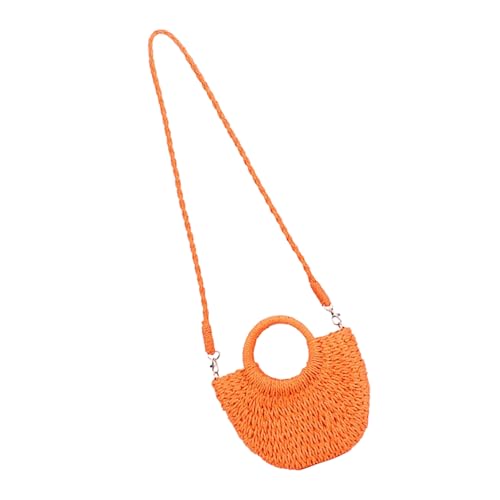 Stylish Damen Strohbag Fashion Schultertasche Drawess Crossbody Taschen Für Lässige Einkäufe Und Den Täglichen Gebrauch Naturstil Frauenbeutel von Yjcnelcr