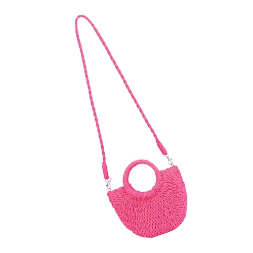 Stylish Damen Strohbag Fashion Schultertasche Drawess Crossbody Taschen Für Lässige Einkäufe Und Den Täglichen Gebrauch Naturstil Frauenbeutel von Yjcnelcr