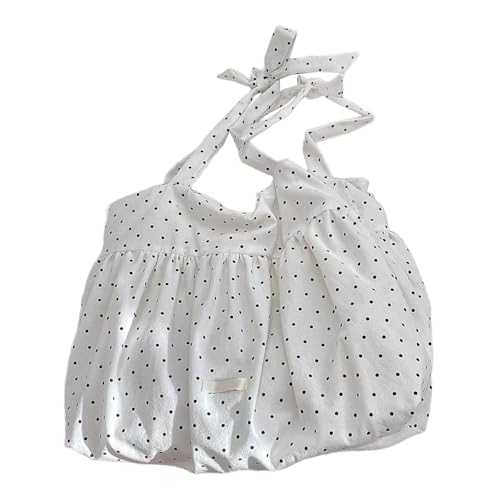 Trendige Leinwand Mit Großer Kapazität Mit Einzigartigen Rüschendesign Unterarm Taschen Casual Handtasche Für Mode Frauen Casual Fashion Umhängetasche. von Yjcnelcr