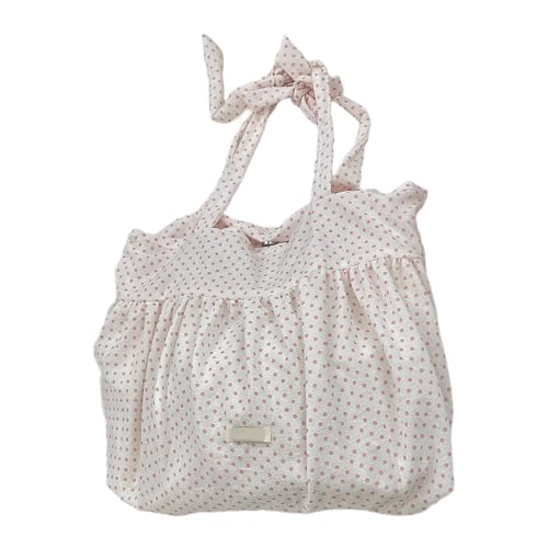 Trendige Leinwand Mit Großer Kapazität Mit Einzigartigen Rüschendesign Unterarm Taschen Casual Handtasche Für Mode Frauen Casual Fashion Umhängetasche. von Yjcnelcr