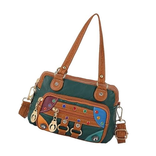 Umhängetasche Für Frauen Crossbody Bags Mit Abnehmbaren Trägern Ledermischungen Toted Handtaschen Geldbörsen Mit Reißverschluss Verschluss Zotierte Reißverschluss Schulter Kunstleder Geldbörsen von Yjcnelcr